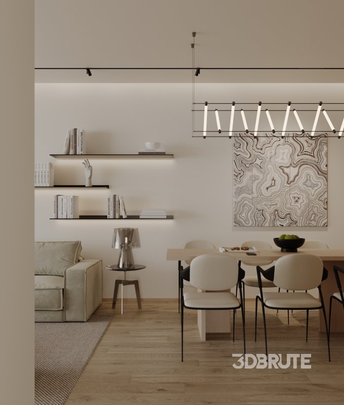 living room dining room Image 5