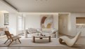 Modern living room and dining room interior scene - Thumbnail 3