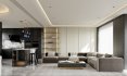 Modern living room and dining room interior scene - Thumbnail 5
