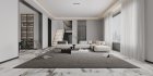 Modern living room and dining room interior scene - Thumbnail 2