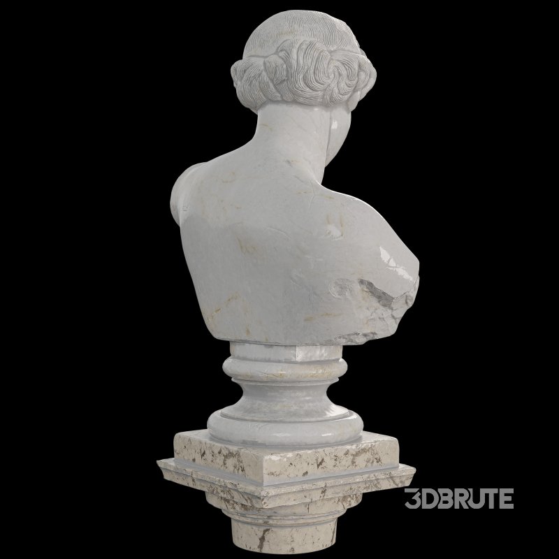 Ancient Broken hand Woman Statue Image 1