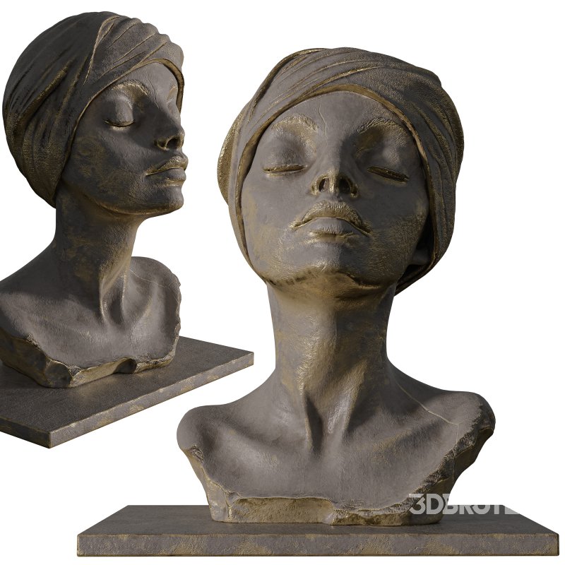 Old ancient wooden Sculpture Image 6