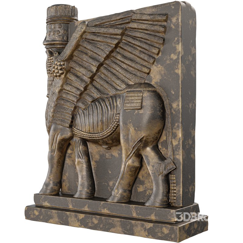 Assyrian Lamassu Guardian Deity of Mesopotamia Image 1