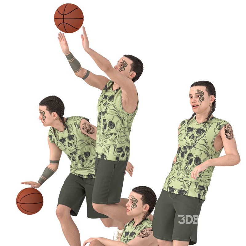 Street Boy With Sport Wear 04 Poses Image 1