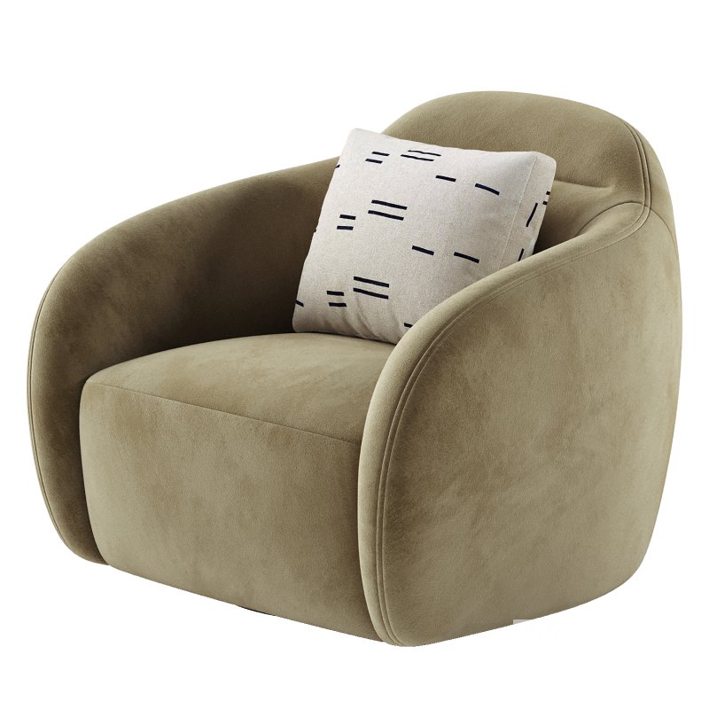 Ismo Swivel Lounge Chair Image 1