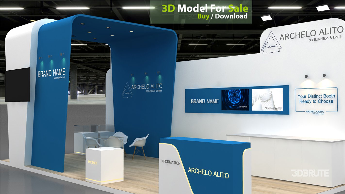 exhibition 3d model Image 2