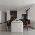 Modern living room and dining room interior scene - Thumbnail 2