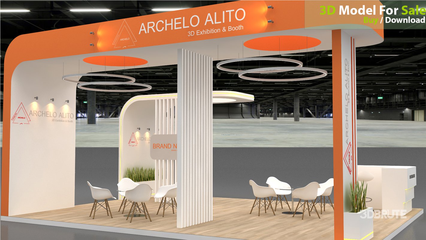exhibition 3d model Image 5