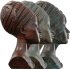 Regal African Queen Bust Sculpture Intricate - Thumbnail 6