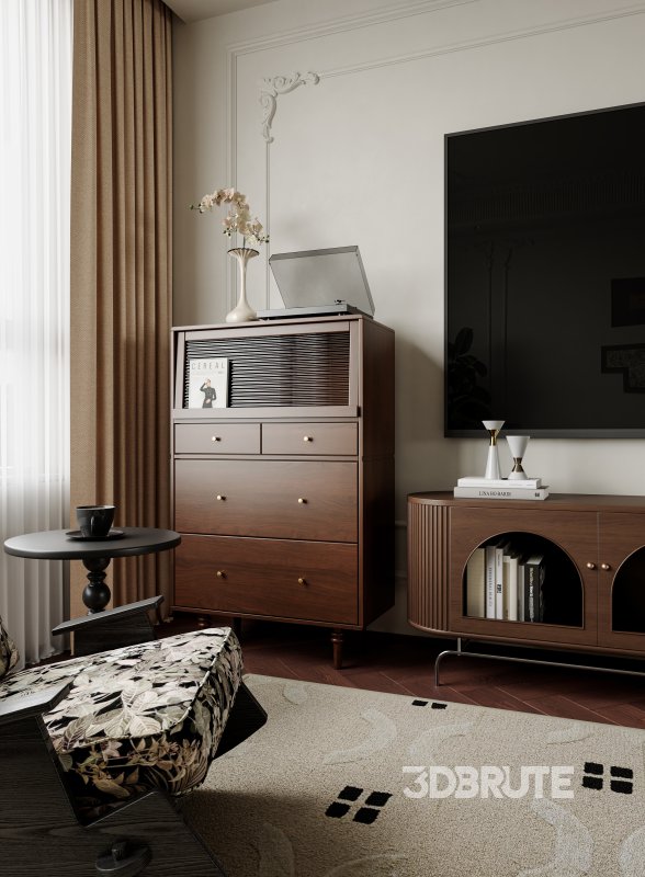 Medieval living and dining room Image 9