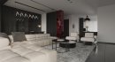 Modern living room and dining room interior scene - Thumbnail 12