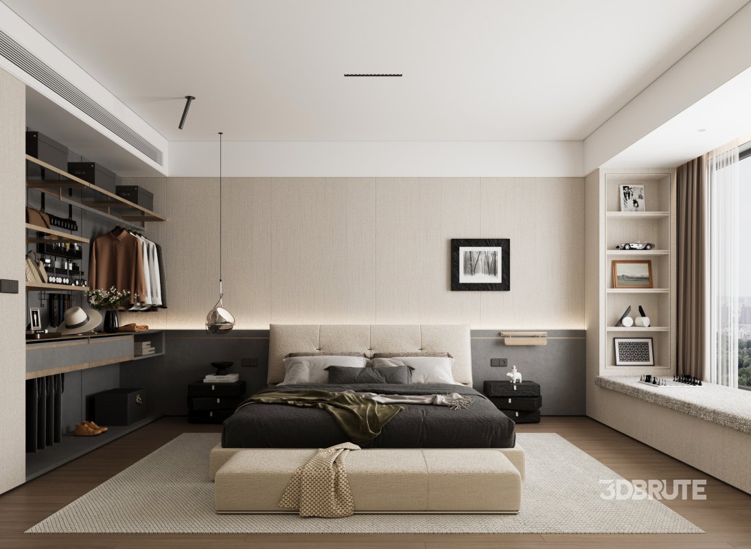 Modern bedroom Image 1