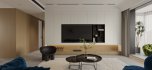 Modern living room and dining room interior scene - Thumbnail 7
