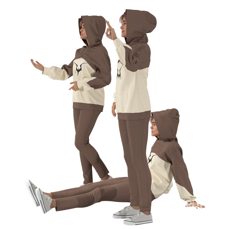 Casual woman 03 Poses Image 3