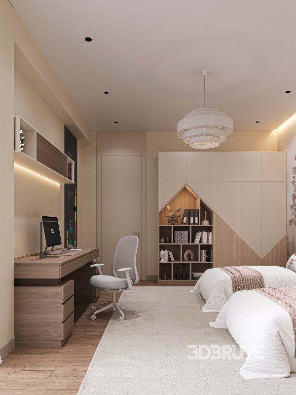 Childrens room (ready-made scene Premium) Image 3