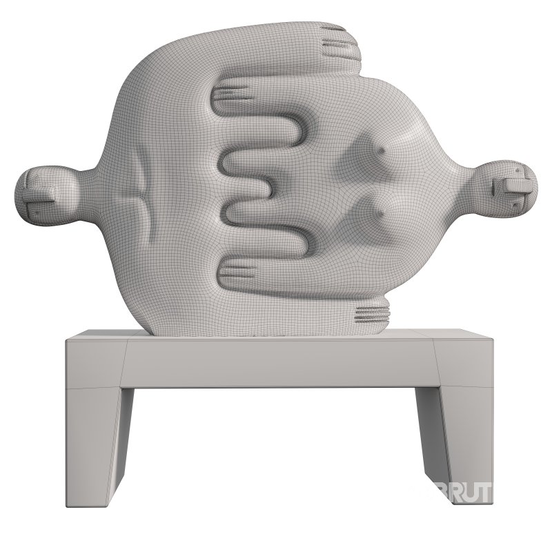 Concrete HIstorian Statue Image 1