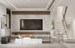 Modern living room and dining room interior scene - Thumbnail 3