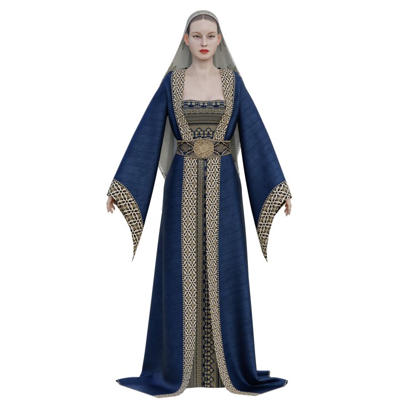 Traditional Gulf Gown Image 1