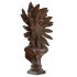 Artistic Bust with Feathered Headdress Statue - Thumbnail 1