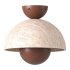 Nerio Travertine Ceiling Light - Thumbnail 4