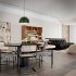 Modern living room and dining room interior scene - Thumbnail 5