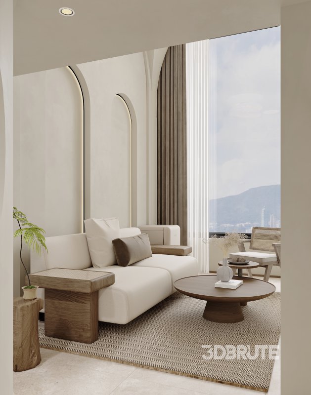 Modern apartment interior Image 6