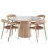 Amare Dining Armchair and Skye Round Dining Table-fourhands - Thumbnail 1