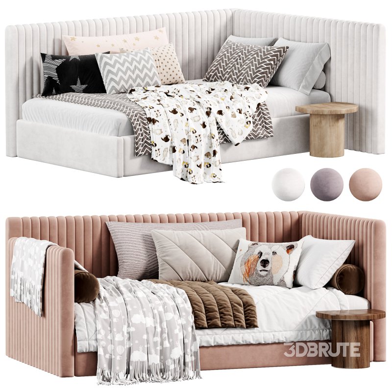 Corner bed Danny kids narrow panels by sensorsleep Image 4