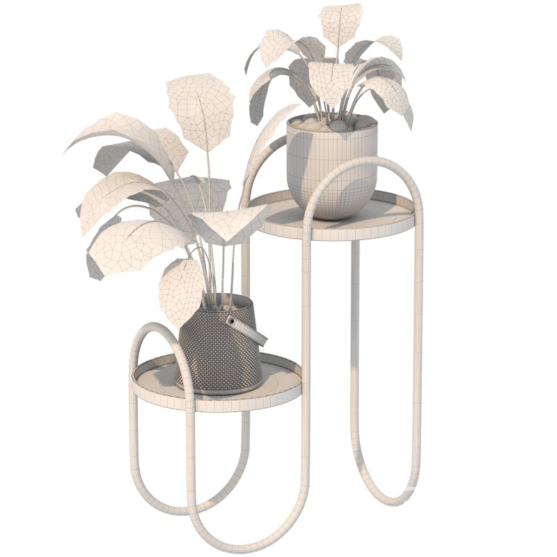 Metal Plant Set 03 Image 4