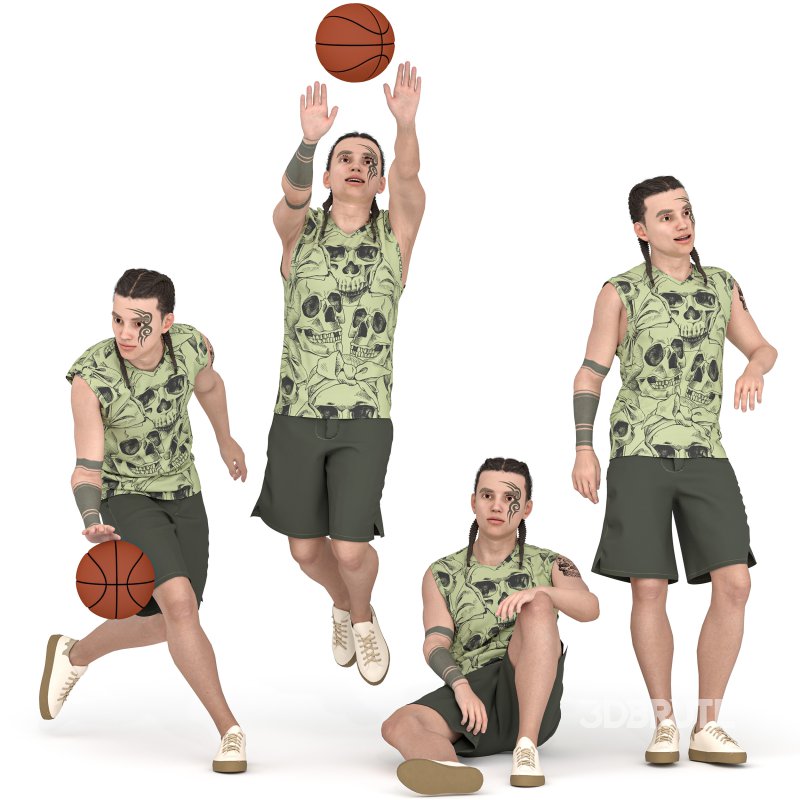 Street Boy With Sport Wear 04 Poses Image 3