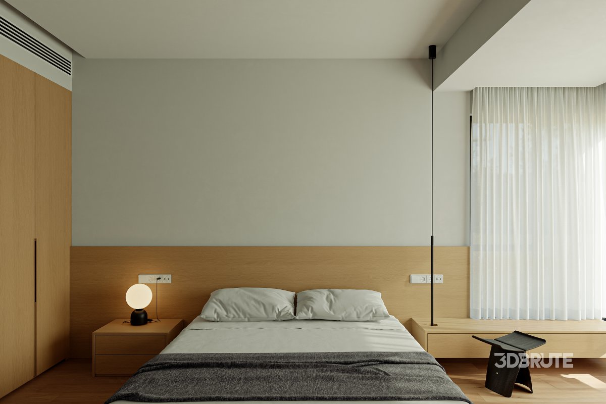 Modern living room and dining room interior scene Image 3