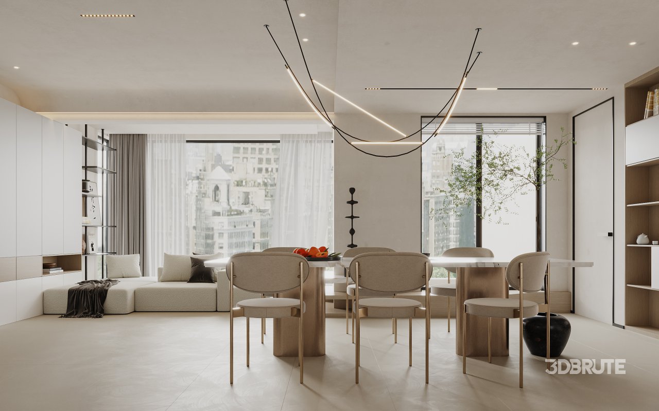 living room dining room Image 5