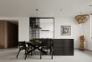 Modern living room and dining room interior scene - Thumbnail 4