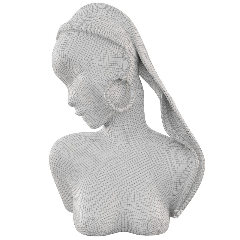 Old African Stone Sattue Image 4