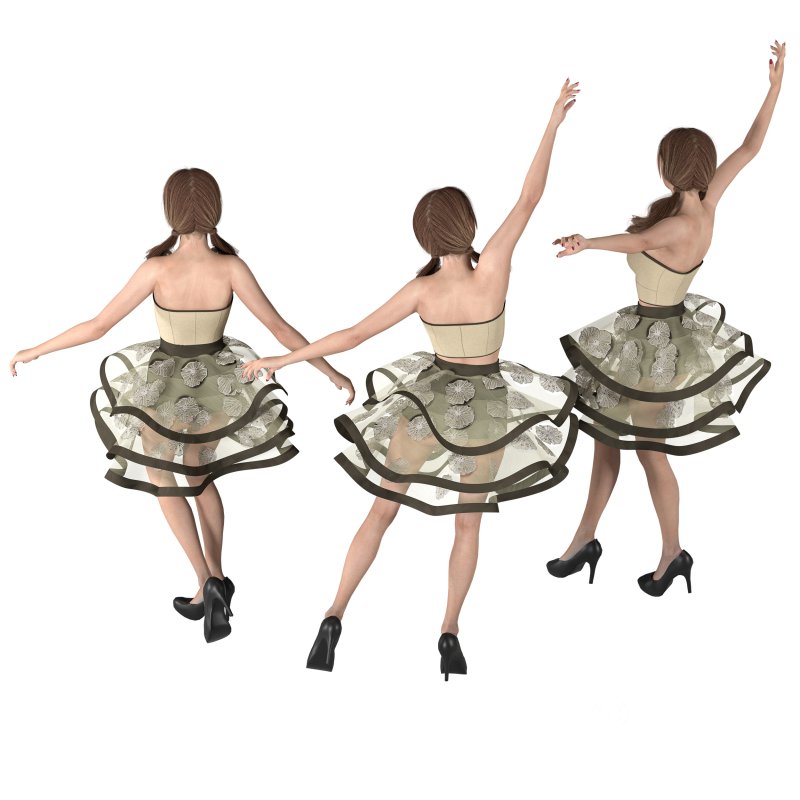 Asian Dancer girl 01 Image 1