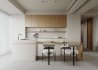 Modern living room and dining room interior scene - Thumbnail 1
