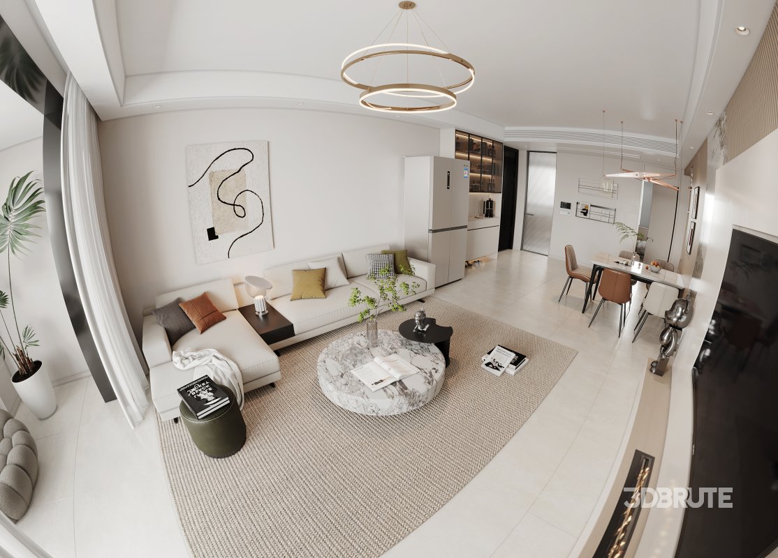 living room dining room bedroom Image 5