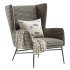 Kasen Belfast Navy Lounge Chair - Thumbnail 8