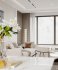 Modern living room and dining room interior scene - Thumbnail 4