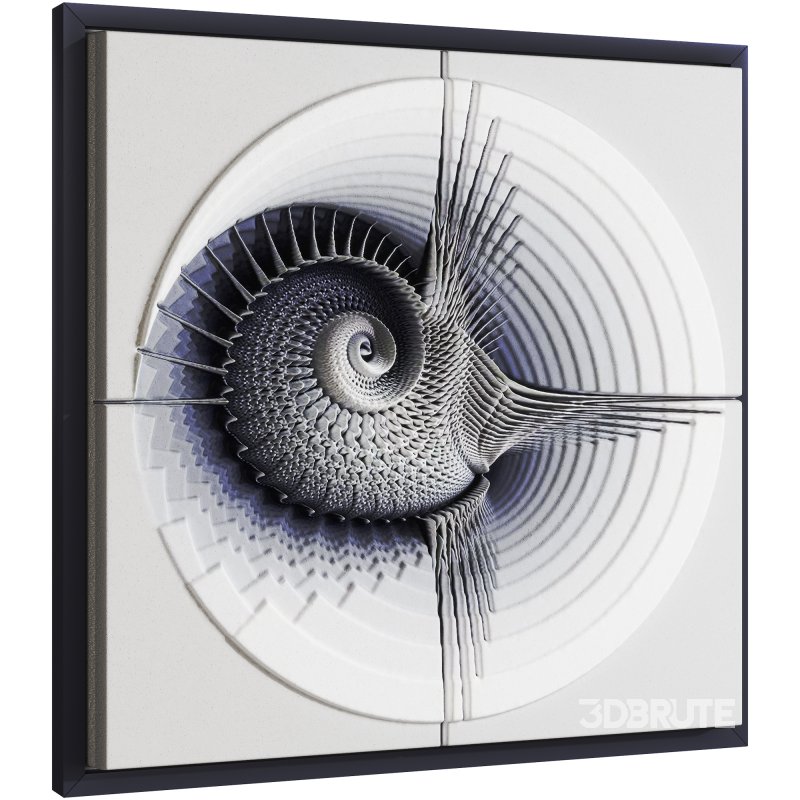 Wall Art Plaster Bas Relief Image 2