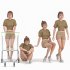 Casual Woman at Shopping 04 Poses - Thumbnail 1