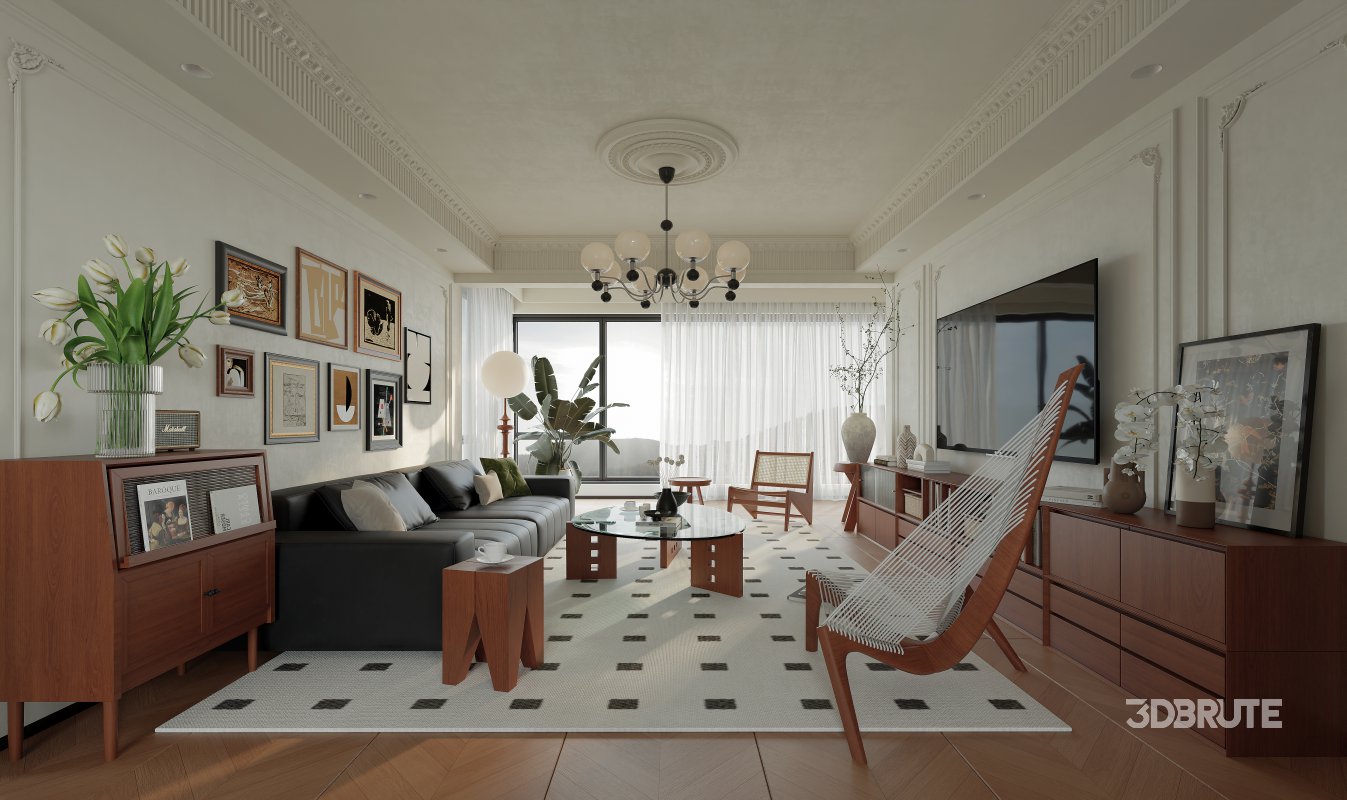 Eclectic living and dining room Image 2