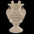 Decorative Stone Urn with Classical Motifs - Thumbnail 3