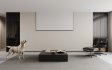 Modern living room and dining room interior scene - Thumbnail 3