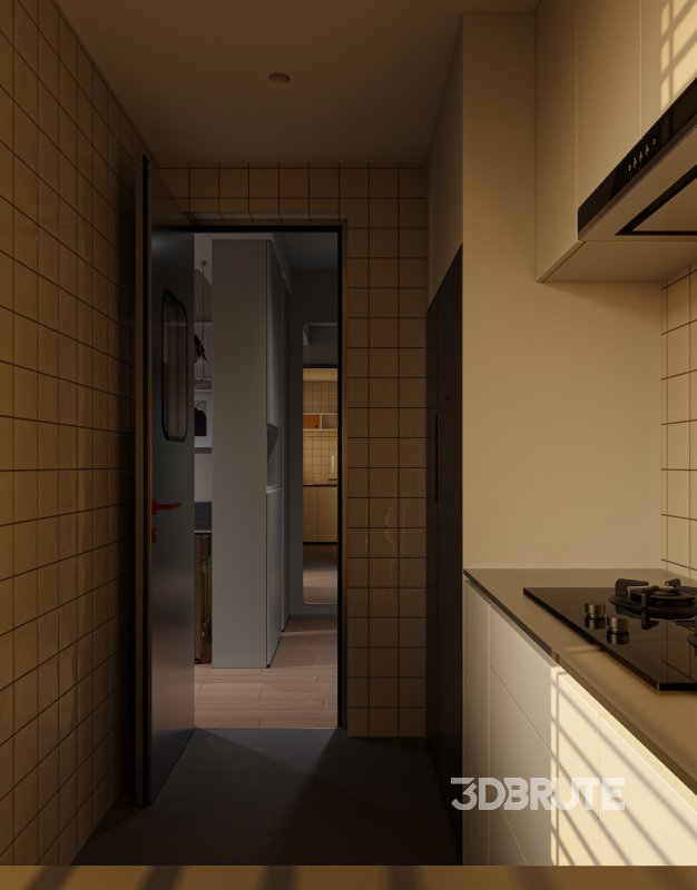 living room dining room kitchen bedroom Image 4