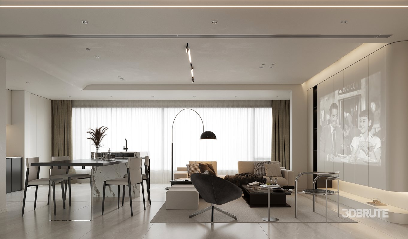 living room dining room Image 1