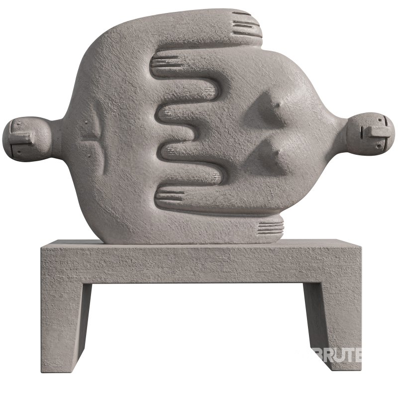 Concrete HIstorian Statue Image 3