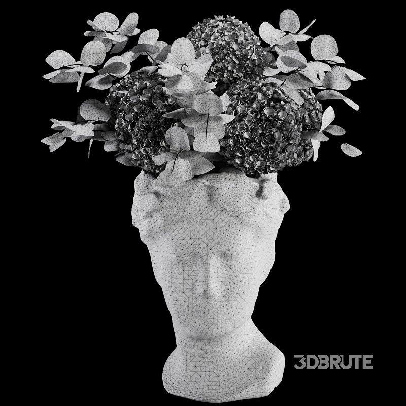 Face Vase Decoration Image 3