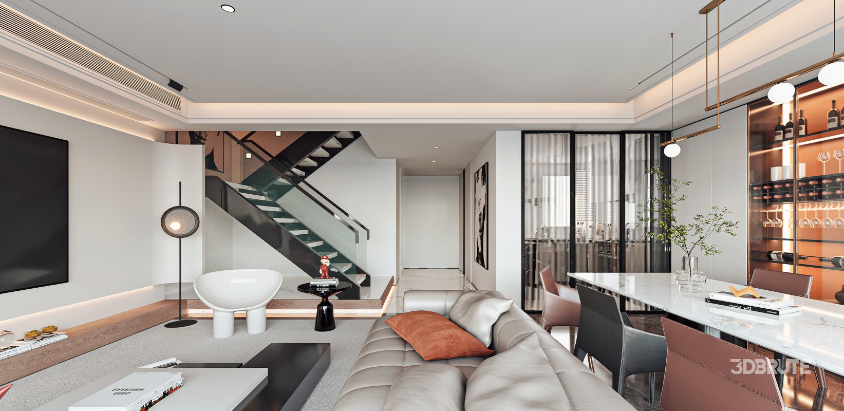 living room dining room Image 1