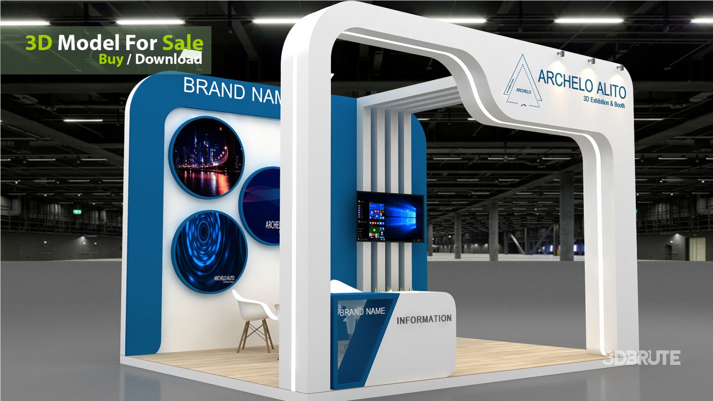 3d model booth Image 1